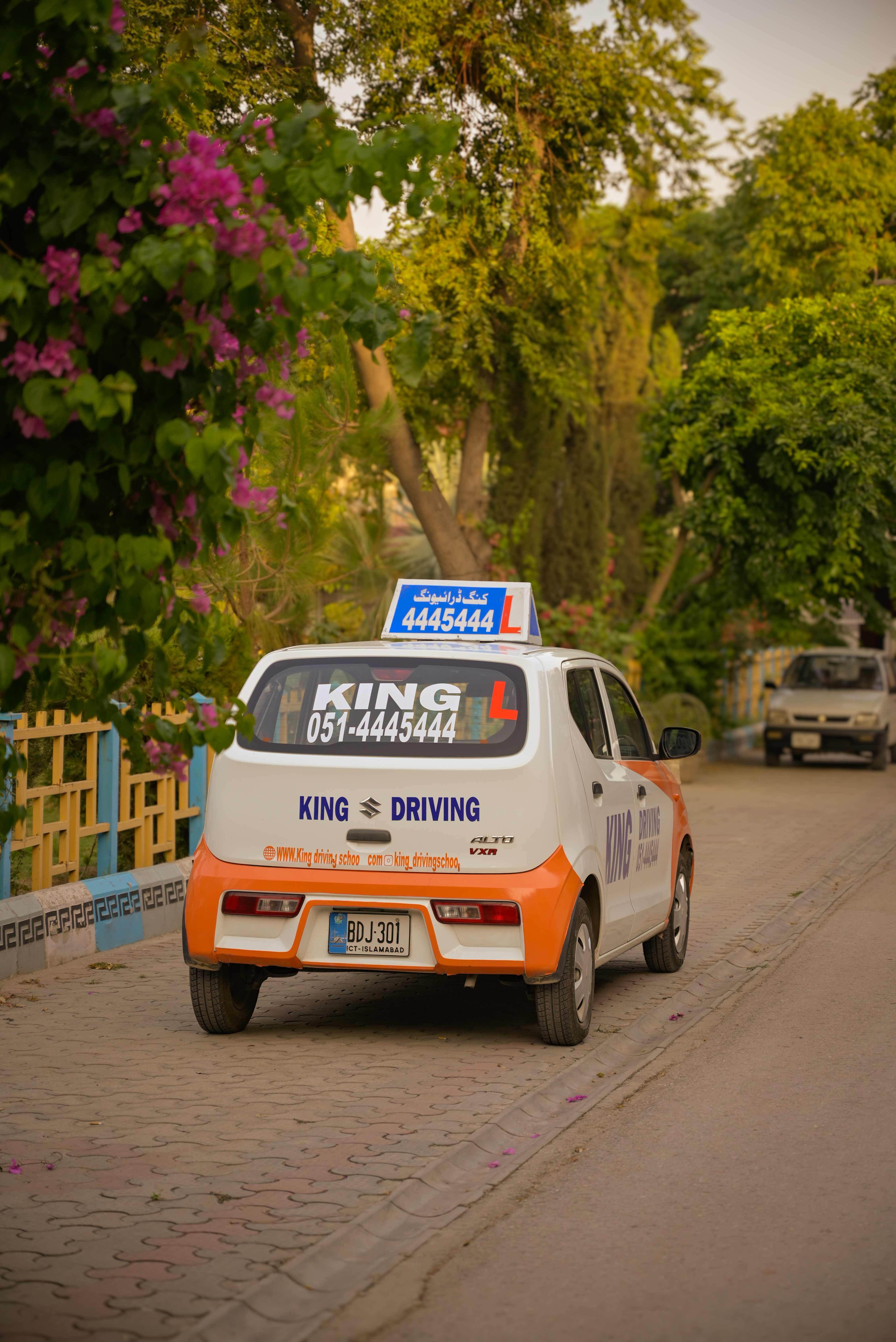 Modern dual-control training vehicles at King Driving School