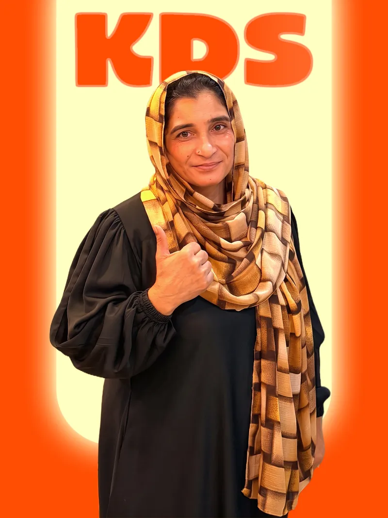 Aziz Fatima — certified female driving instructor at King Driving School, POLICE FOUNDATION, PWD