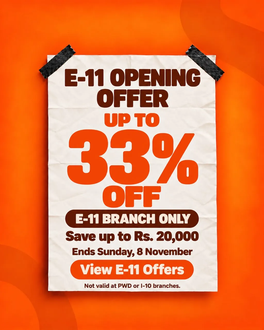 King Driving School E-11 Opening Offer - Up to 33% Off, E-11 branch only, save up to Rs. 20,000, ends Sunday 8 November