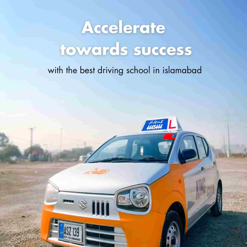 Driving lessons at King Driving School, Islamabad